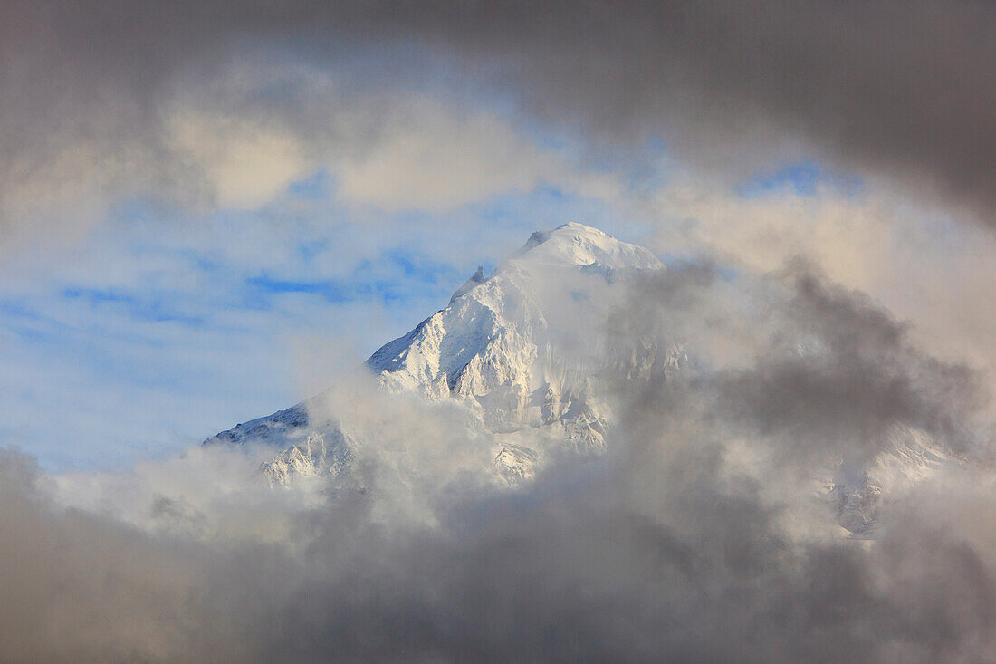 'Mount Hood Through Storm Clouds; Oregon, United States of America'