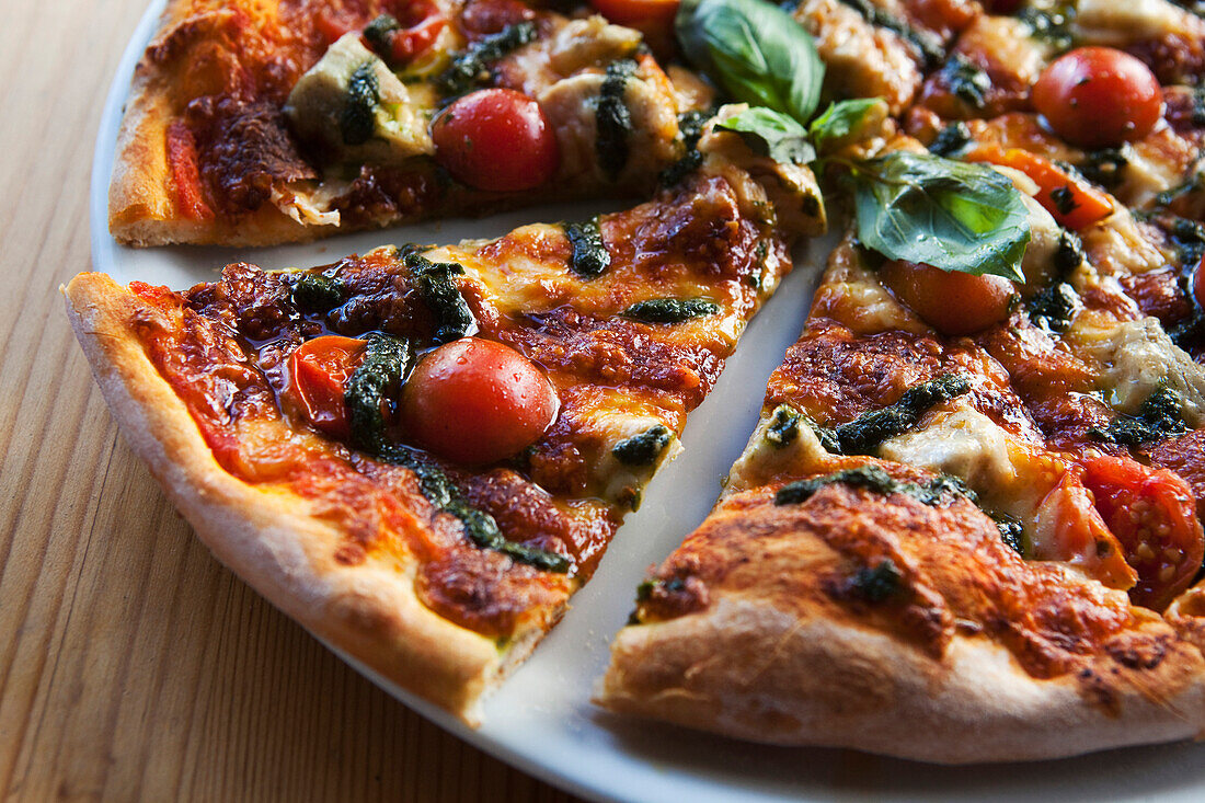 'Wood-Fired Traditional Italian Pizza; Kirra Gold Coast, Queensland, Australia'