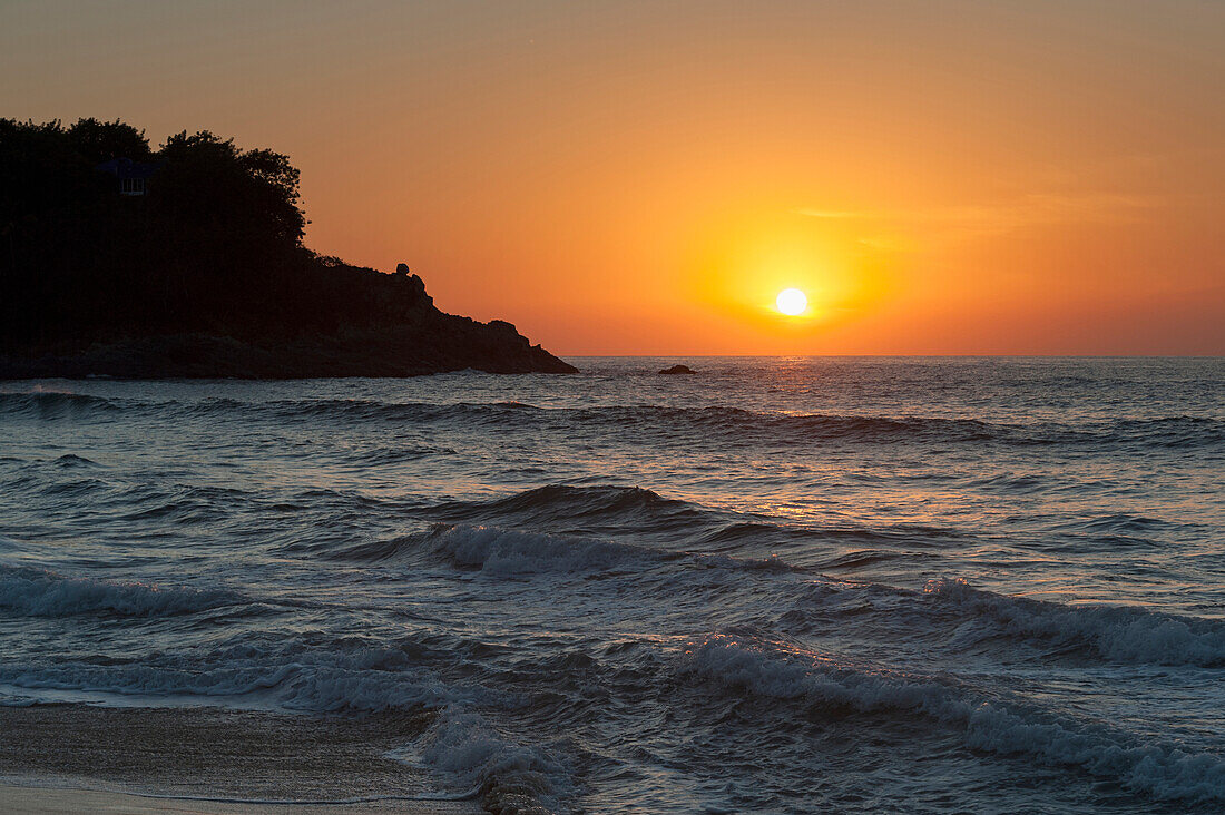 'Sunset Over The Ocean; Sayulita, Mexico'