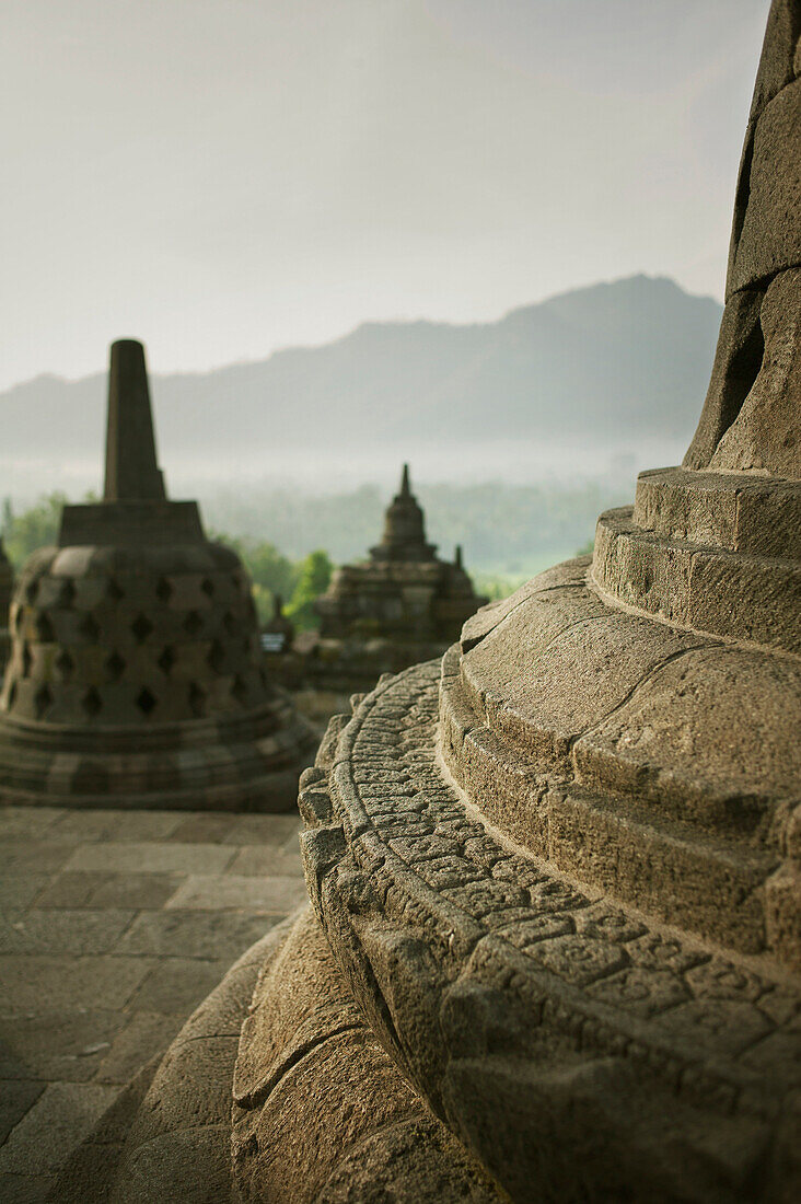 'Borobudur Temple; Magelang, Central Java, Indonesia'