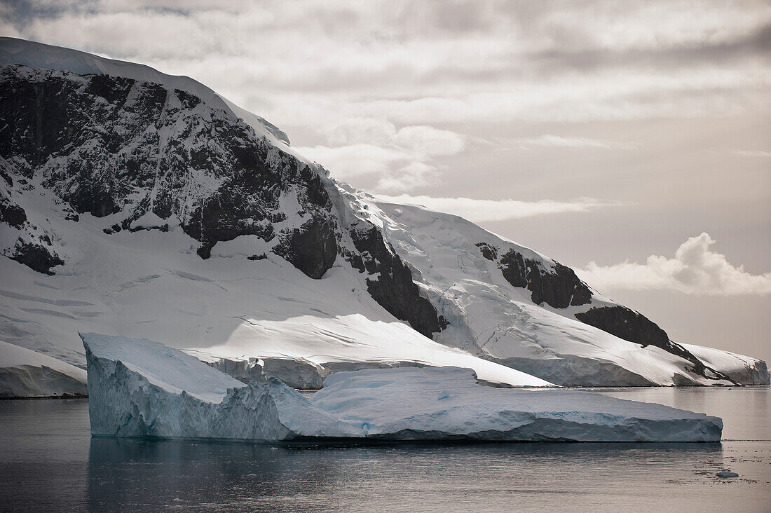 'Mountains along the coastline;Antarctica'