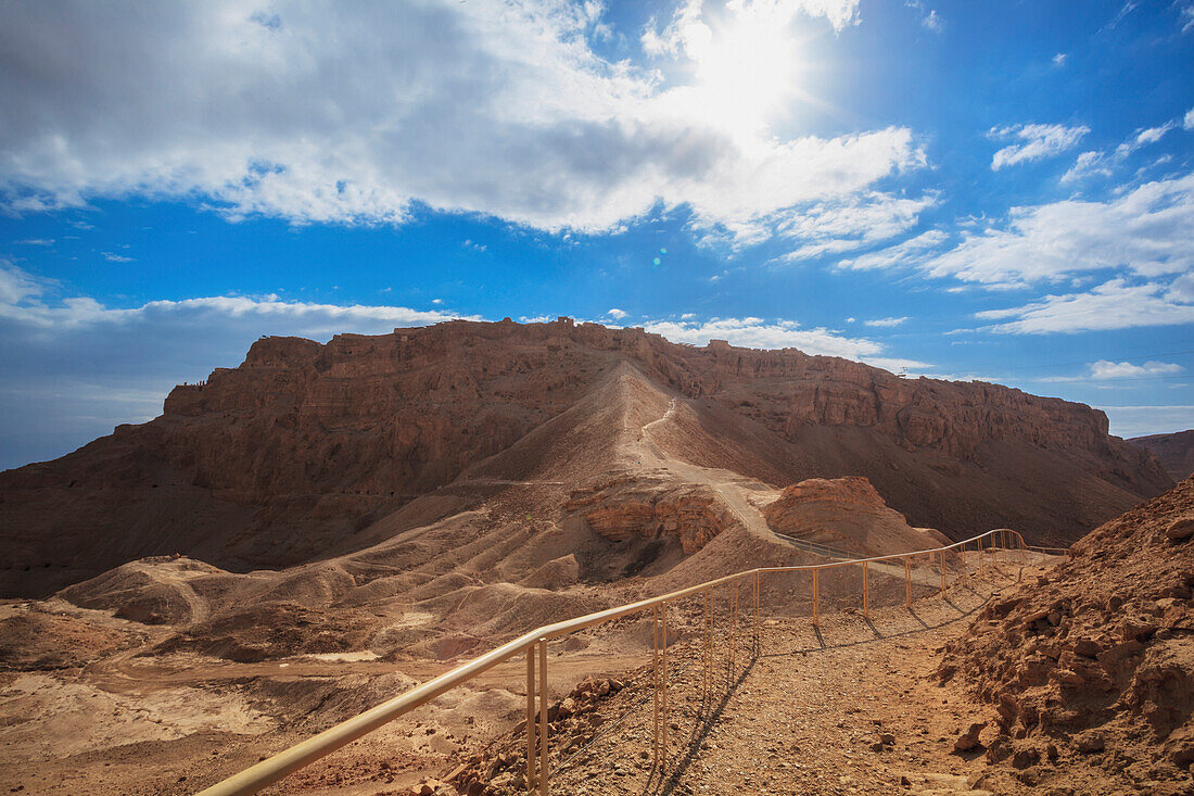 'Trail at masada;Israel'
