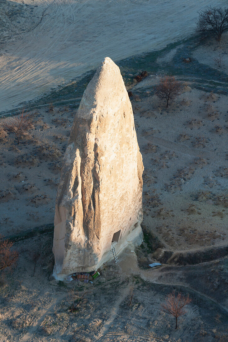 'Rock formation with peak;Goreme nevsehir turkey'