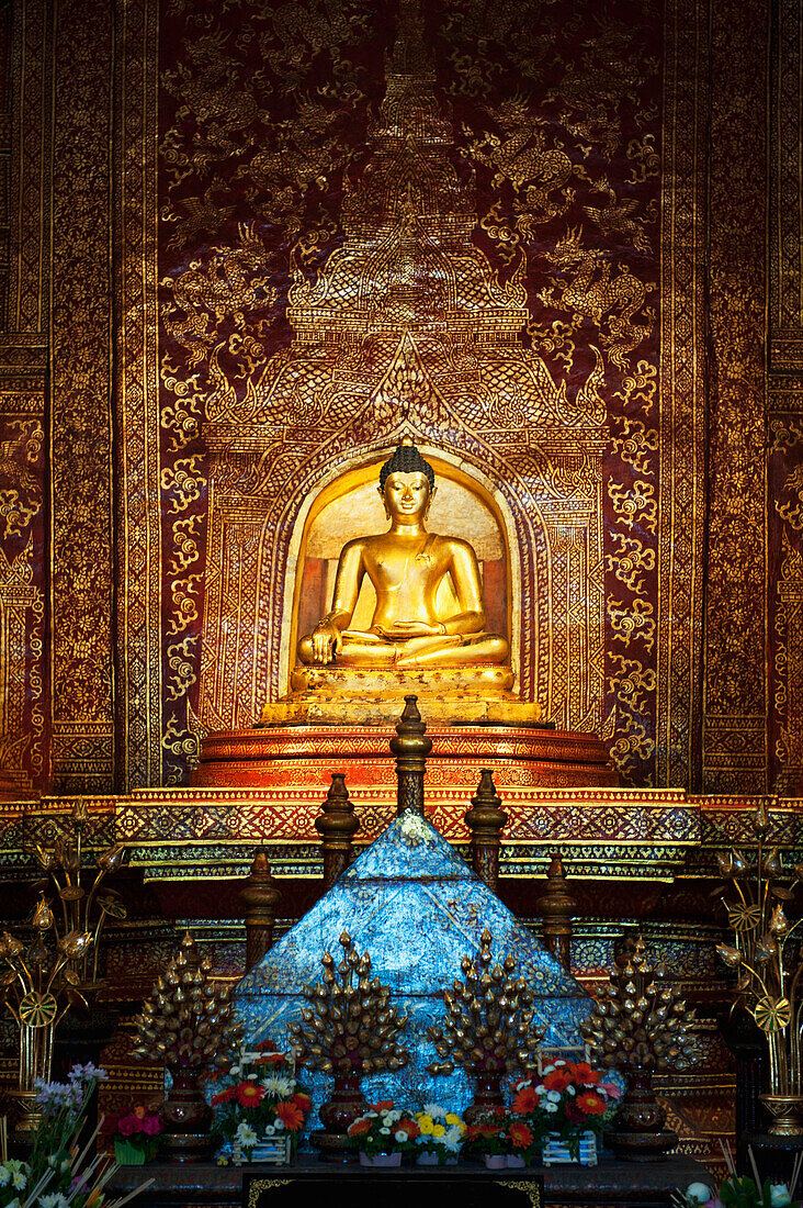 'Interior Of Wat Phra Singh Temple; Chiang Mai, Thailand'