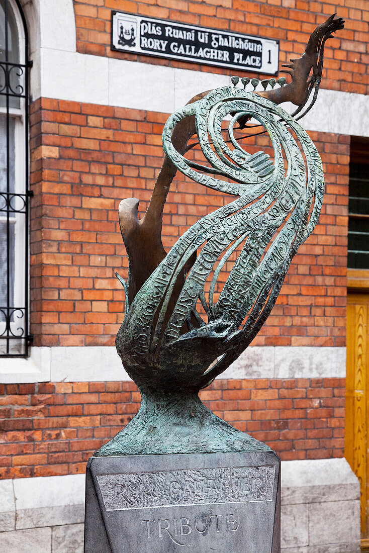'Statue In Tribute To Musician Rory Gallagher; Cork City, County Cork, Ireland'