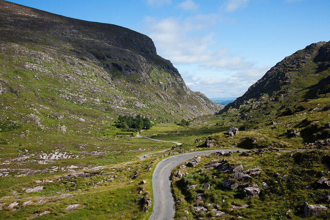 'Road Through Mountain Pass; Gap Of Dunloe, County Kerry, Ireland'