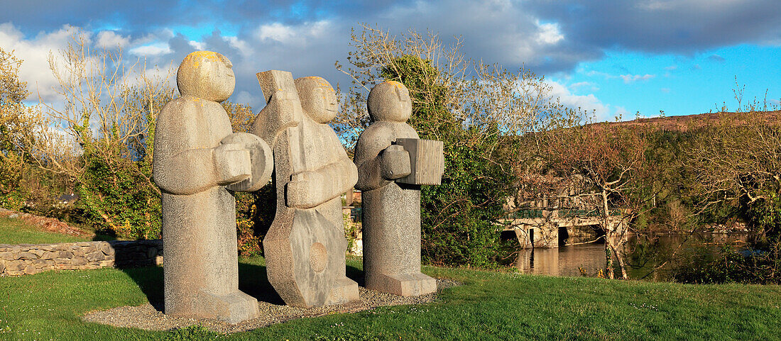 'The 3 Musicians Sculptures; Kenmare, County Kerry, Ireland'