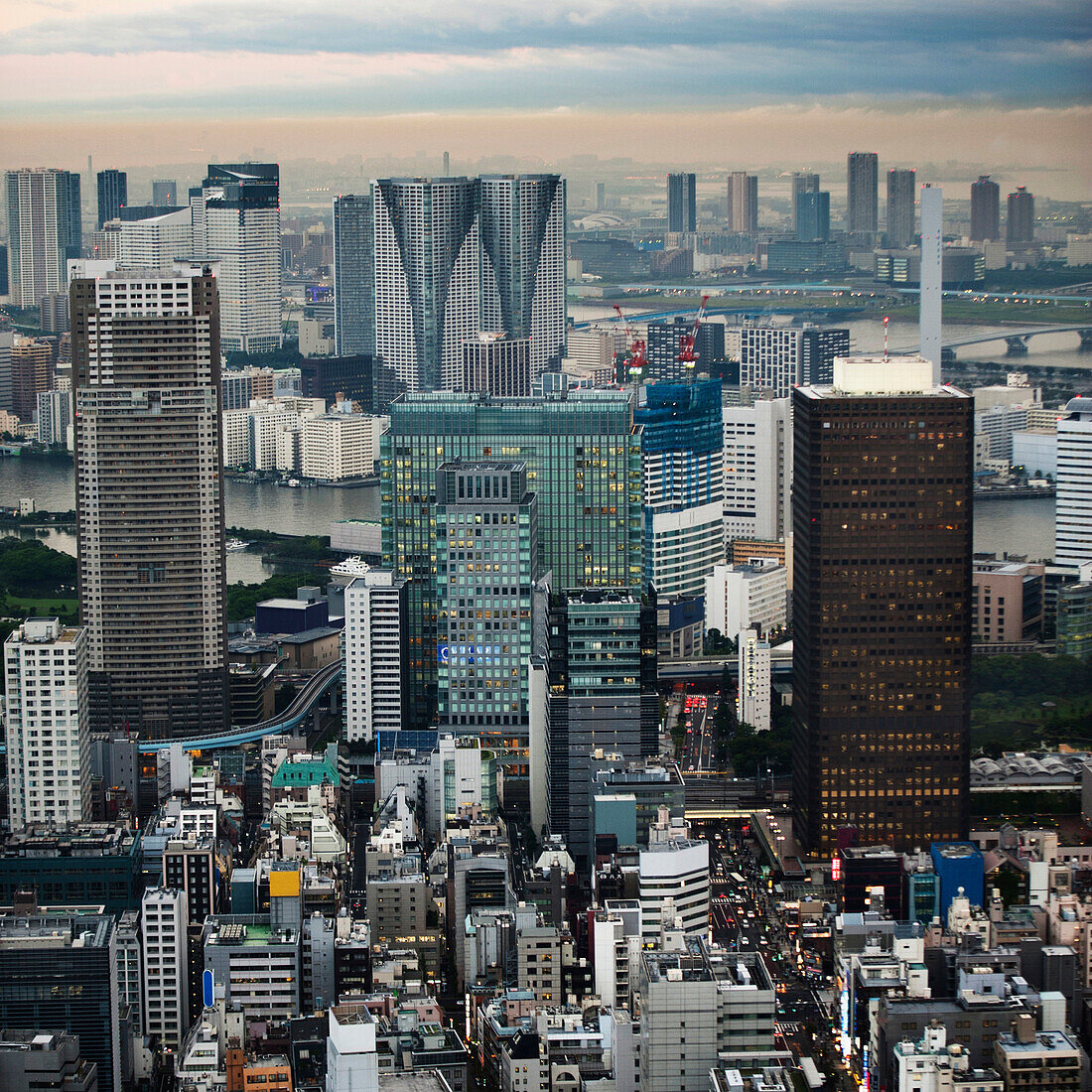 'Skyline At Dusk; Tokyo, Japan'