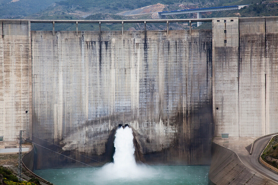 'Water Dam Near Granada; Andalusia, Spain'