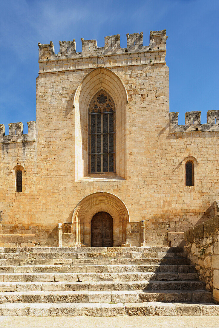 'Steps To 12Th Century Santes Creus Monastery; Aiguamurcia, Spain'