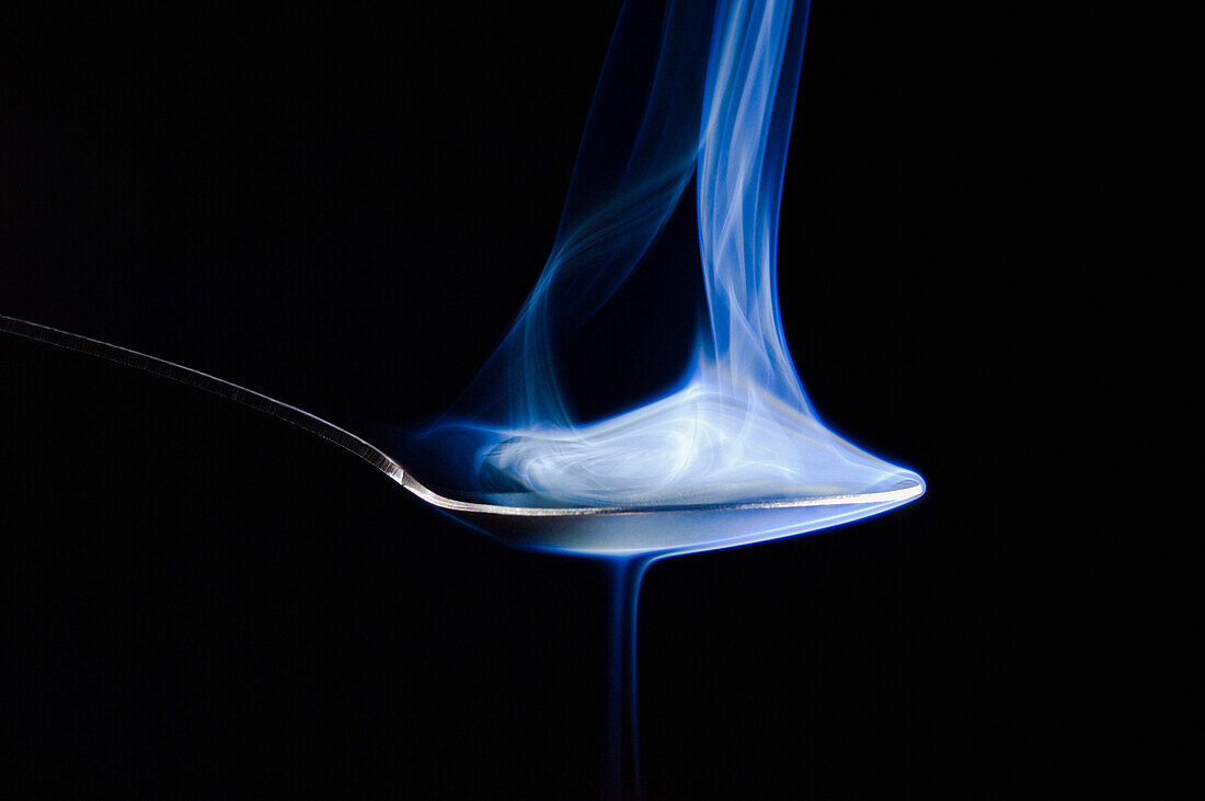 Smoke Rising From A Spoon