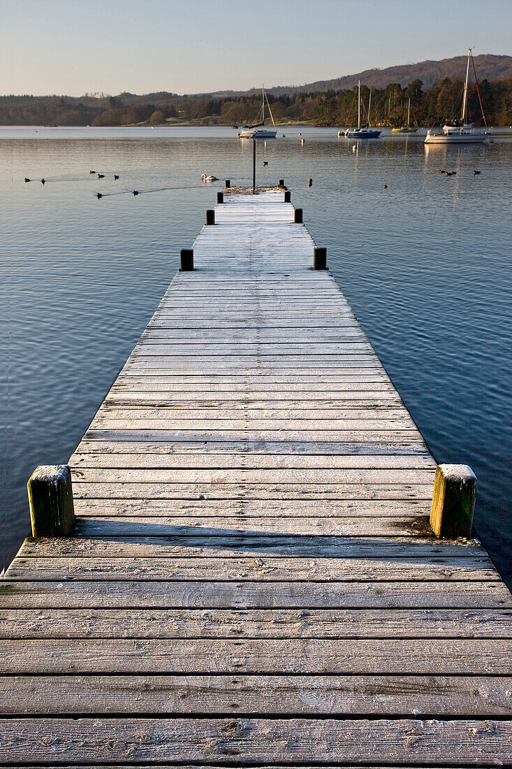 A Dock In The Lake, Cumbria, England