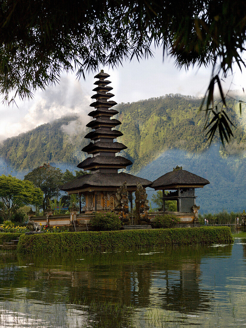 'Ulun Danu Temple On Beratan Lake; Bali, Indonesia'