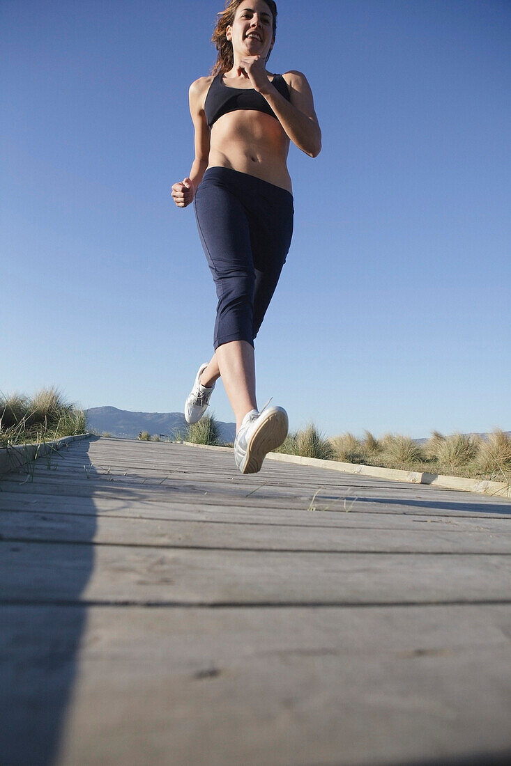 Running On The Sidewalk