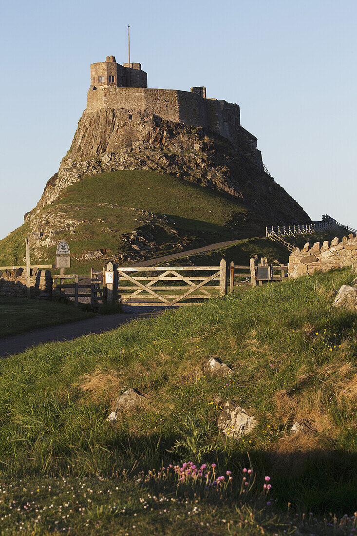 'Lindisfarne castle; Lindisfarne, Northumberland, England'