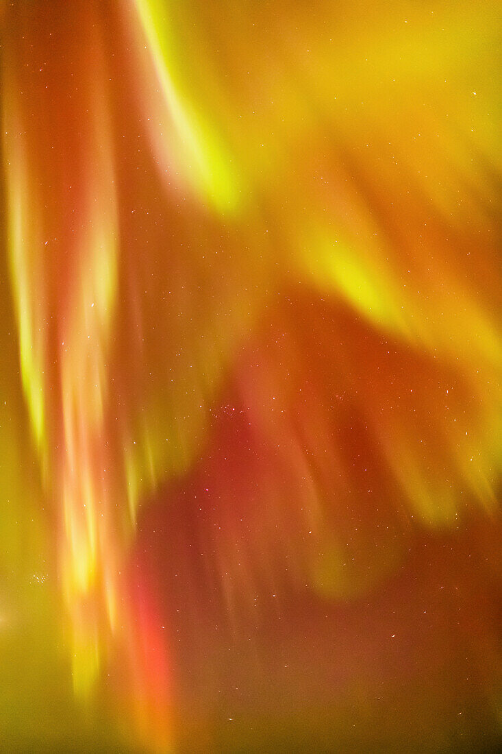 'Northern Lights in the sky above the Tony Knowles Coastal Trail, Anchorage Coastal Refuge; Anchorage, Alaska, United States of America'