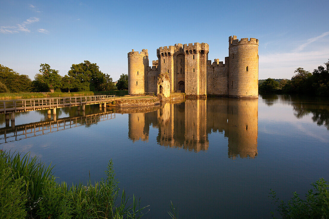 Bodiam Castle, Robertsbridge, East Sussex, Great Britain