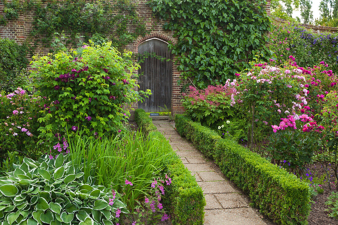 Rose Garden, Sissinghurst Castle Gardens, Kent, Great Britain