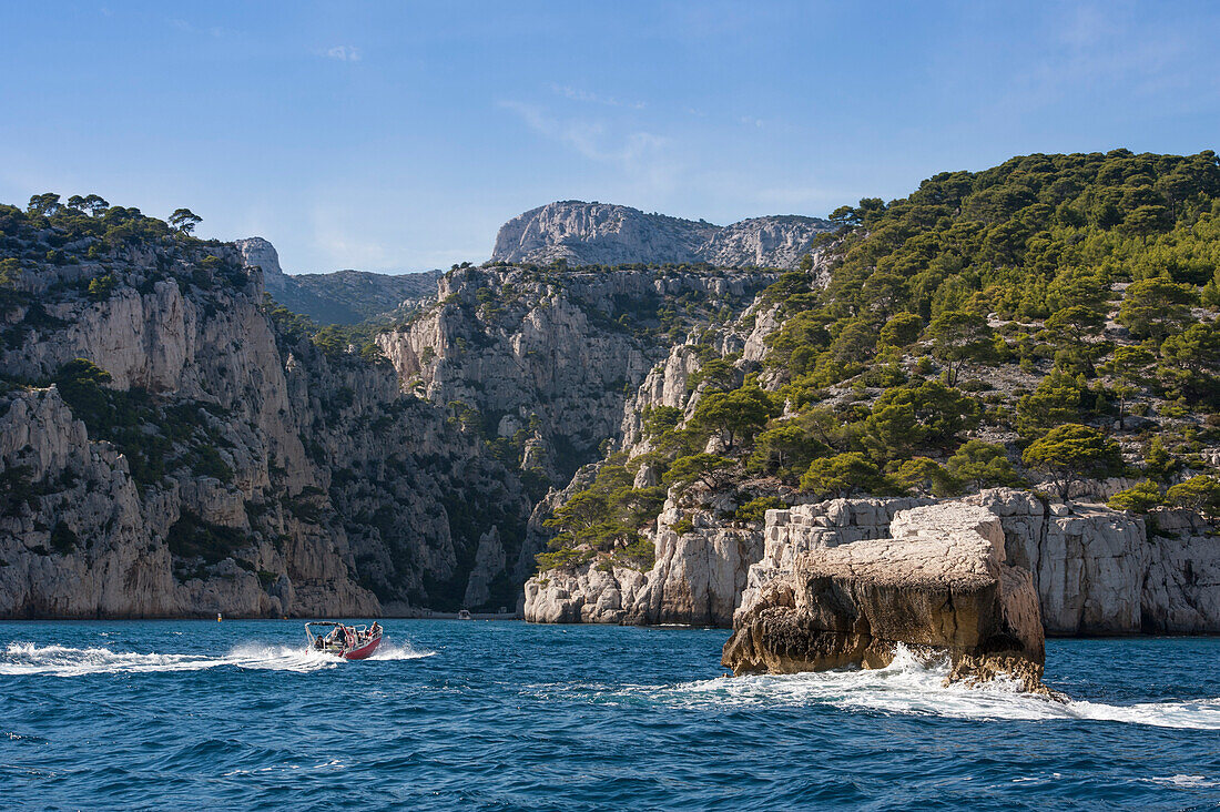 Massif des Calanques, Bouches-du-Rhone, Provence-Alpes-Côte d’Azur, Frankreich