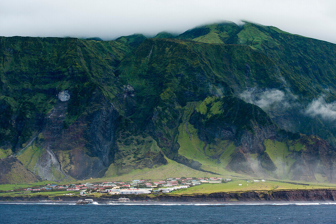 Edinburgh of the Seven Seas, Tristan da Cunha island, British Overseas Territory Saint Helena, Ascension and Tristan da Cunha