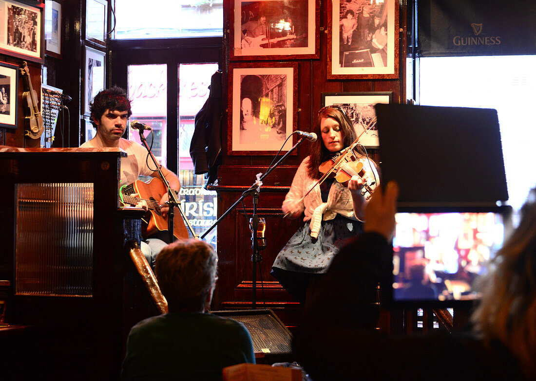 Musik Pub im Temple Bar, Dublin, Irland