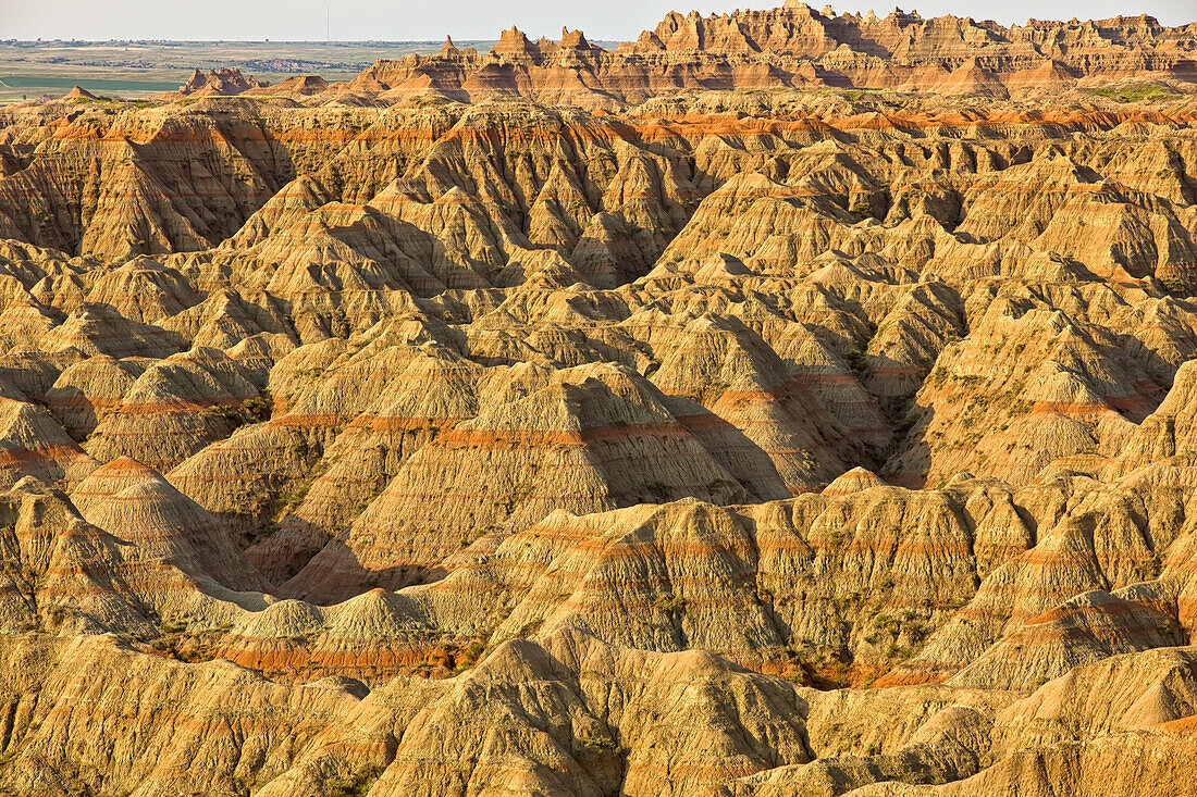 'The formations of badlands national park; south dakota united states of america'