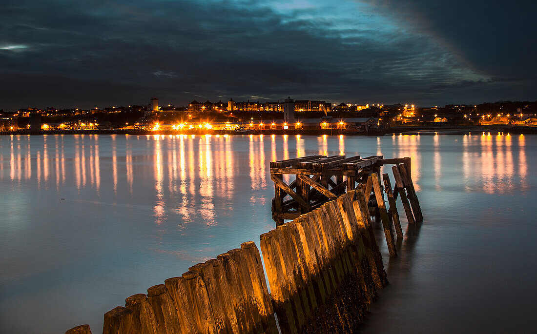 'Old pilot jetty;South shields tyne and wear england'