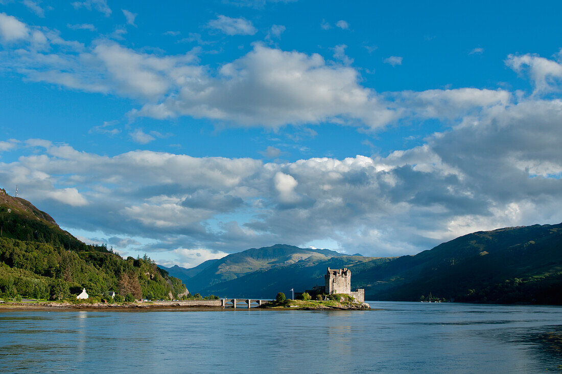 'Eilean Donan Castle And Loch Dulch; Scotland'