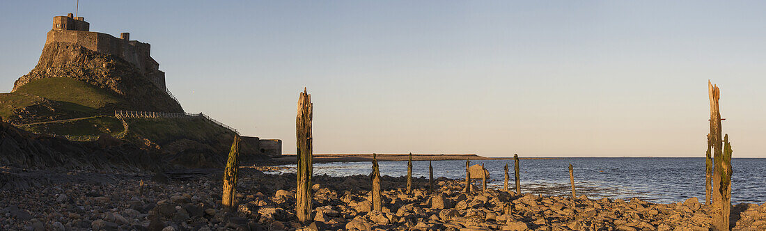 'Lindisfarne Castle; Holy Island, Northumberland, England'