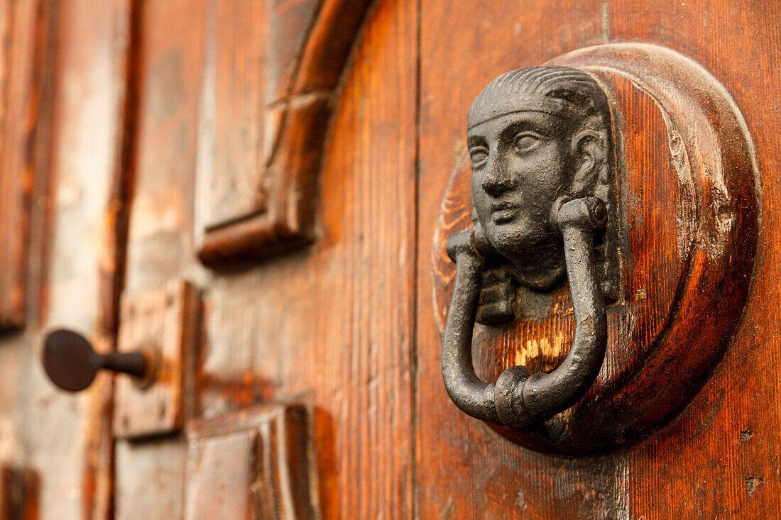 Doorknocker, Noto, Syracuse, Sicily, Italy