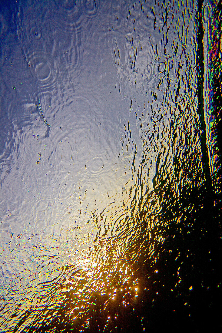 Underwater view of sunlight, Praia, Santiago, Cape Verde