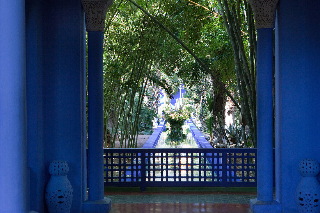 YSL's Garten, Jardin Majorelle, Marrakesch, Marokko