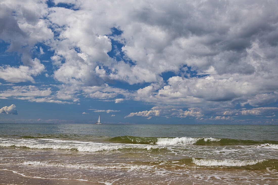 Ostseestrand bei Kühlungsborn, Mecklenburg-Vorpommern, Deutschland