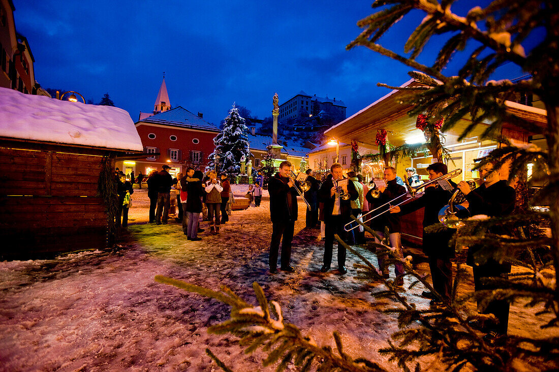 Weihnachtsmarkt, Murau, Steiermark, Österreich