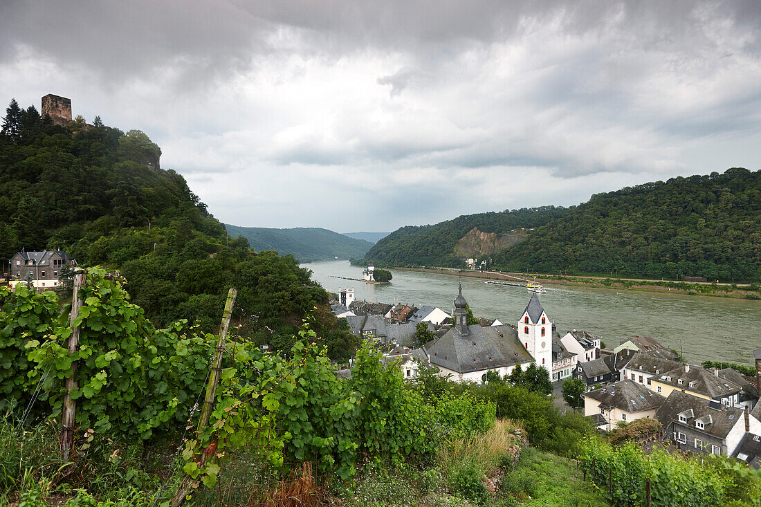 Gutenfels Castle, Kaub, Rhineland-Palatinate, Germany