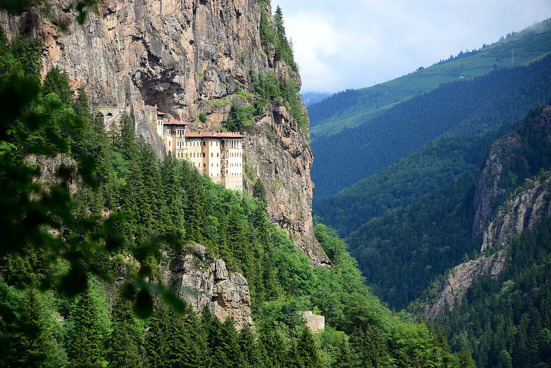 Sumela abbey near Trabzon, Black Sea, East Turkey, Turkey