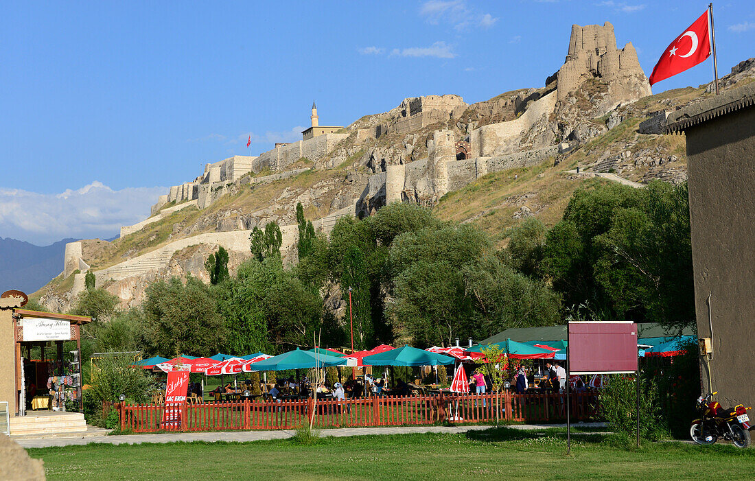 Beneath the castle near Van, Lake Van, Kurd populated area, east Anatolia, East Turkey, Turkey