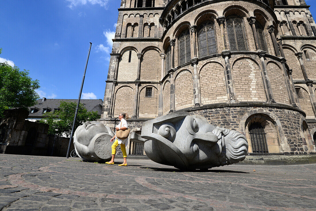 Bonn Minster, Bonn, Rhine, North Rhine-Westphalia, Germany