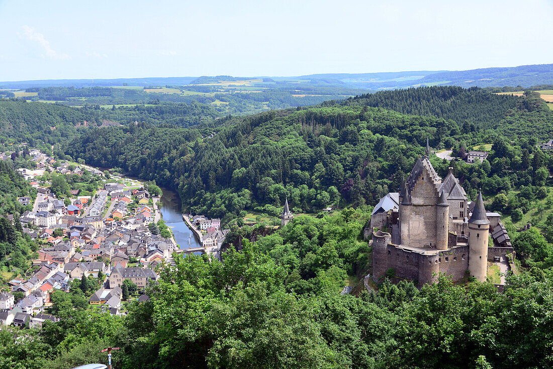 Vianden castle, Vianden, Luxembourg