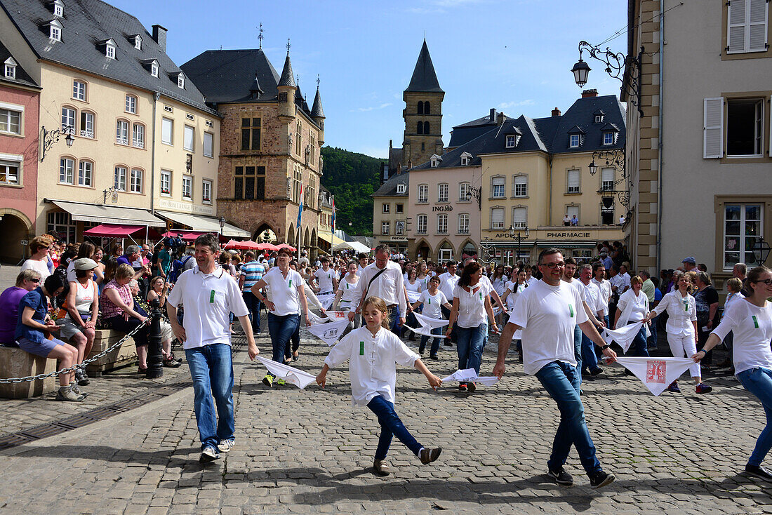 Dancing procession in Echternach, Luxembourg