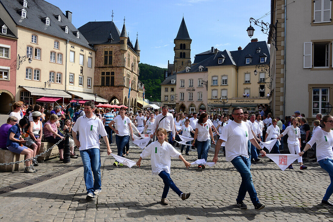 Springprozession in Echternach, Luxemburg