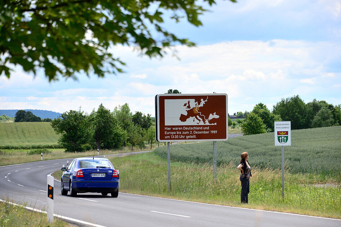 ehemalige DDR-Grenze bei Alsleben im Grabfeld, Unter-Franken, Bayern, Deutschland