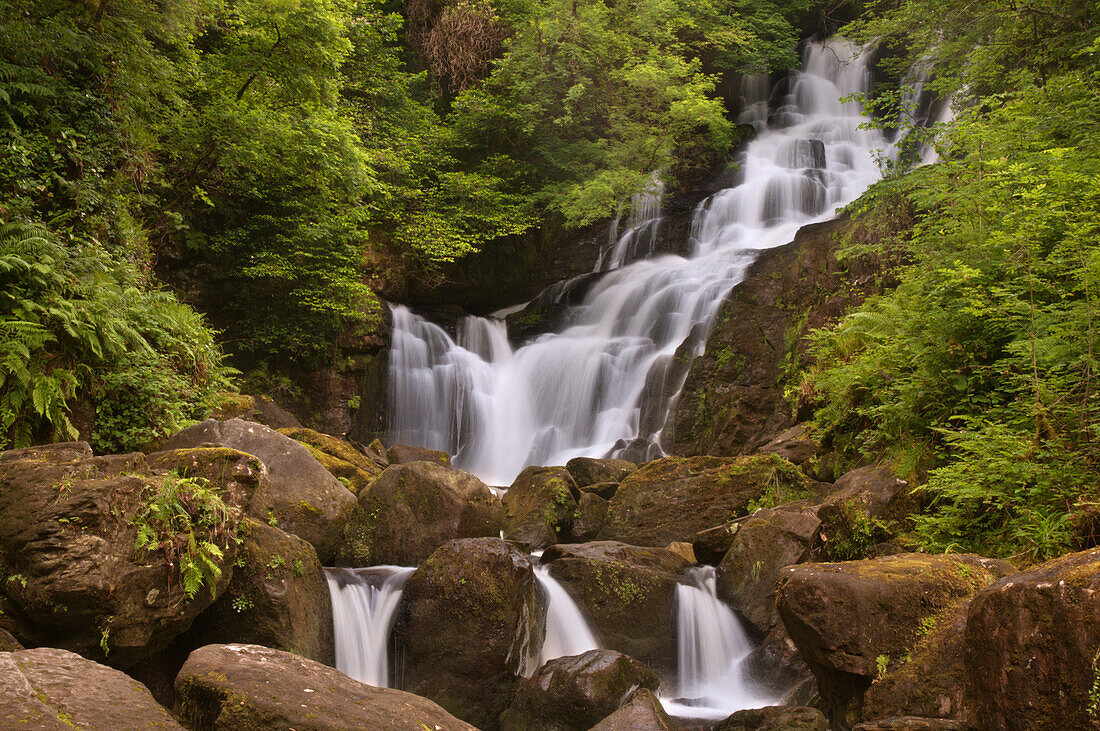 Torc waterfall in Killarney national park, Killarney, Ireland