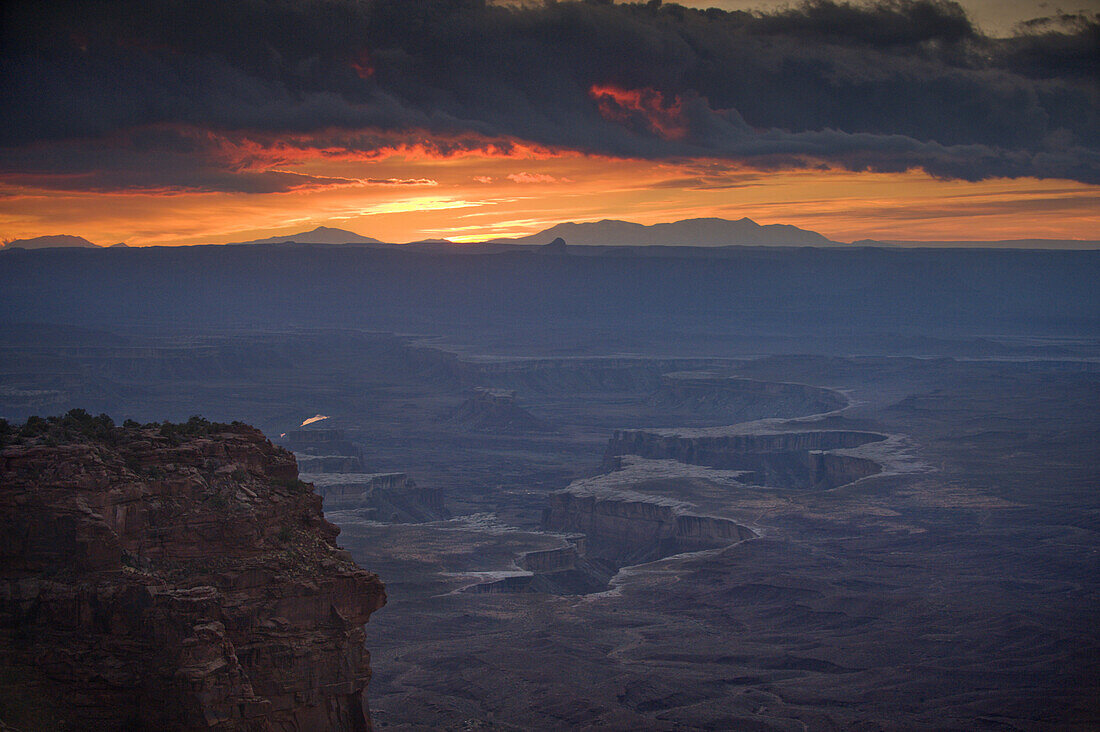 Winter scenes in Canyonlands National Park, Utah.