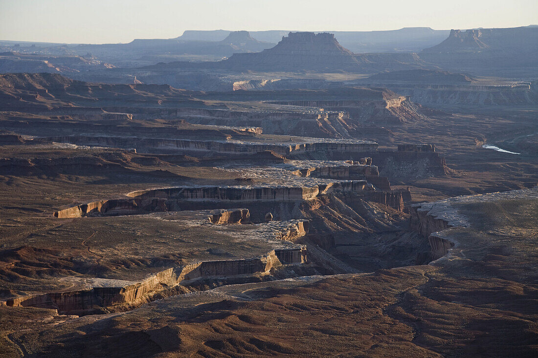 A view of the Green River from the Island-In-The-Sky in Canyonlands National Park, Utah.