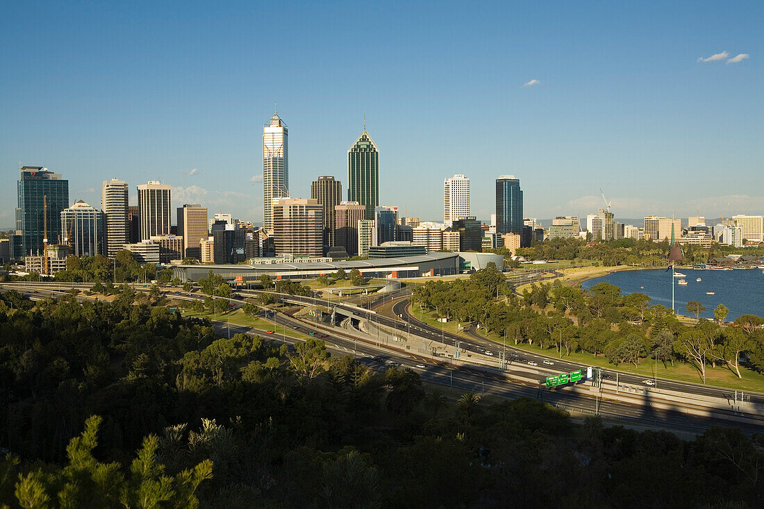 Perth skyline, Perth, Western Australia, Australia