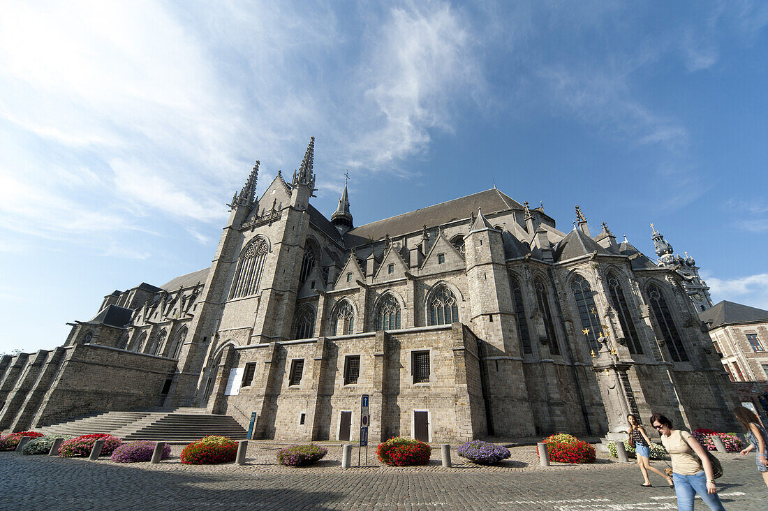 Stiftskirche St. Waltrudis, Sainte-Waudru, Mons, Hennegau, Wallonie, Belgien, Europa