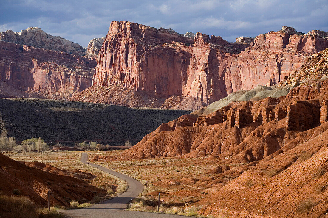 Red rock scenery in Capitol Reef National Park in southern Utah