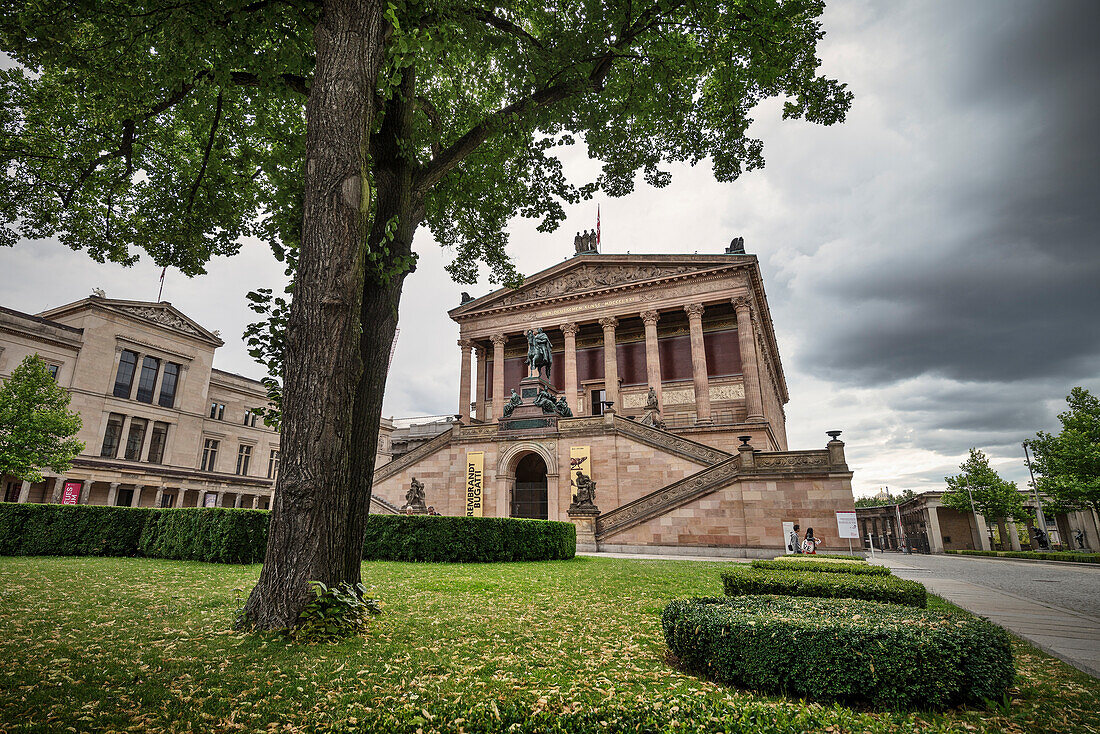 Old National Gallery, Alte Nationalgalerie and Egyptian Museum, Museum Island, Berlin, Germany