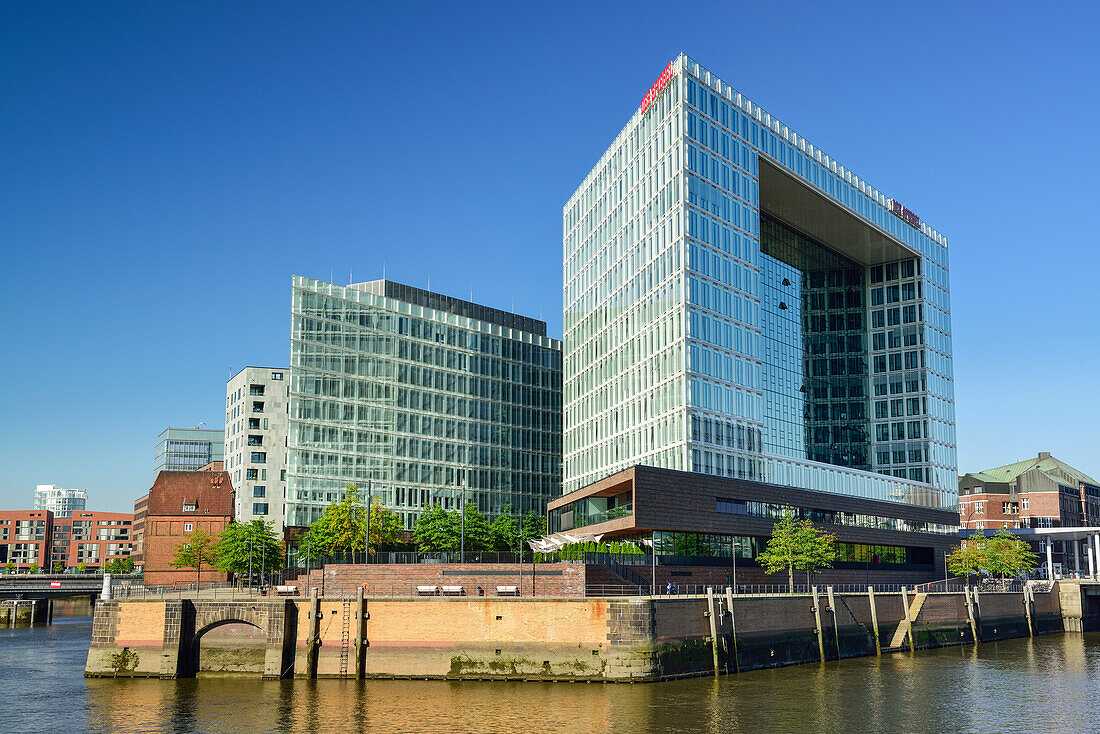 Building of Spiegel editorial office, Spiegelgebaeude, Hafencity, Hamburg, Germany